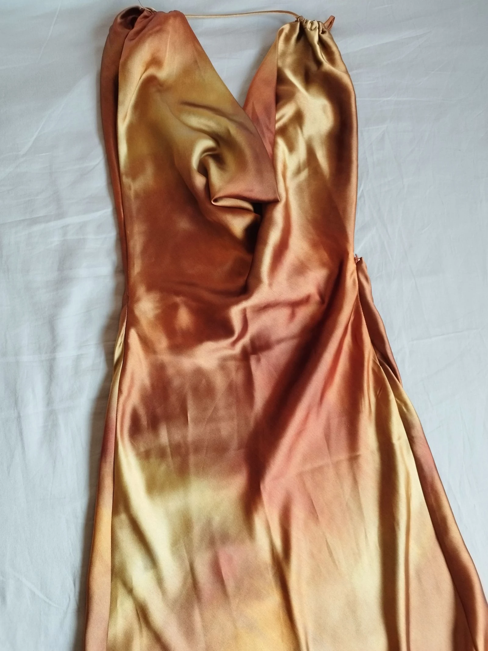 Zara Satijn Midi Jurk XS – photo 2